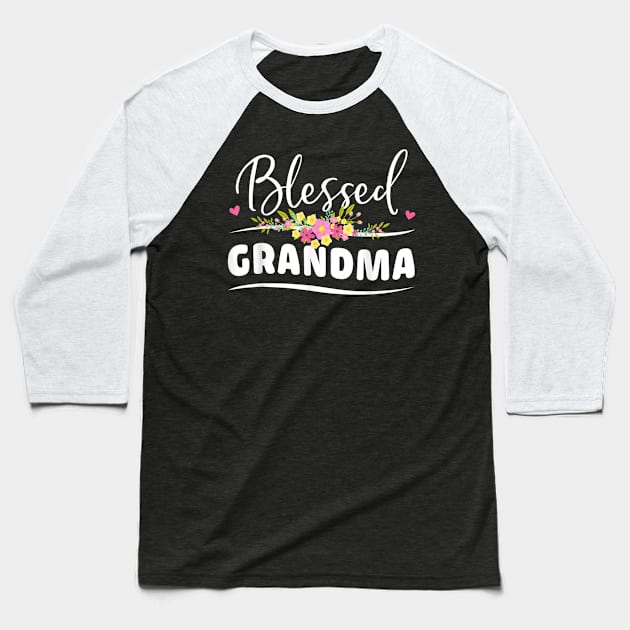 First Time Grandma Est 2020 Flora Soon To Be Grandma Gift Baseball T-Shirt by sousougaricas